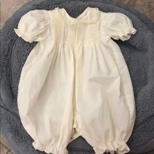 Smocked baby bubble